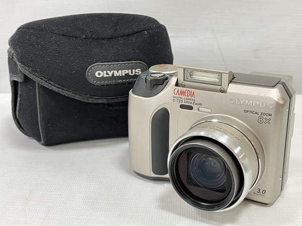 OLYMPUS オリンパス C-720 Ultra Zoom Camedia Optical 8x コンパクト デジタル カメラ ジャンク H8781235_画像1