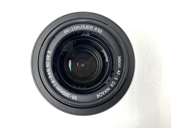 【動作保証】 Nikon D5500 デジタル一眼レフカメラ 18-55mm 55-200mm レンズ2本セット 中古 良好 T8769570の画像3