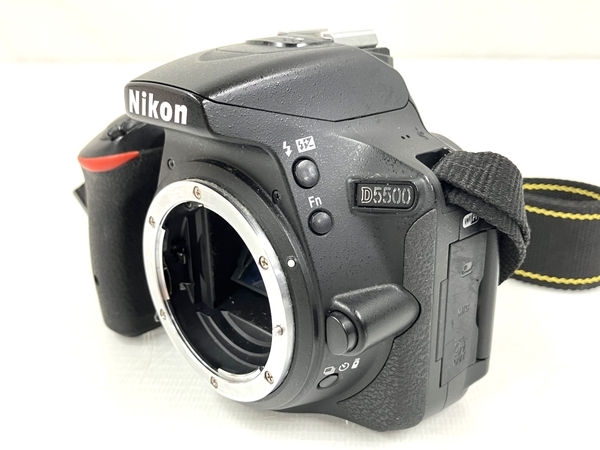 【動作保証】 Nikon D5500 デジタル一眼レフカメラ 18-55mm 55-200mm レンズ2本セット 中古 良好 T8769570の画像1