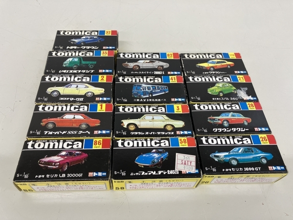 TOMY トミー トミカ 30周年記念 復刻 黒箱 13台セット 2000年発売 ミニカー 中古 K8701416の画像8