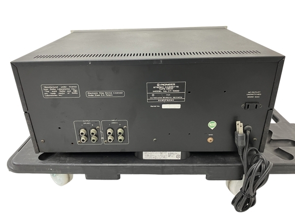 【動作保証】 Pioneer CT-1000 カセットデッキ テープデッキ オーディオ 音響 パイオニア ジャンク N8770835の画像4