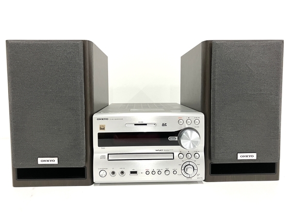【動作保証】 ONKYO オンキョー X-NFR7FX CD ミニコンポ スピーカー 2018年製 音響機材 オーディオ 中古 B8759269の画像1