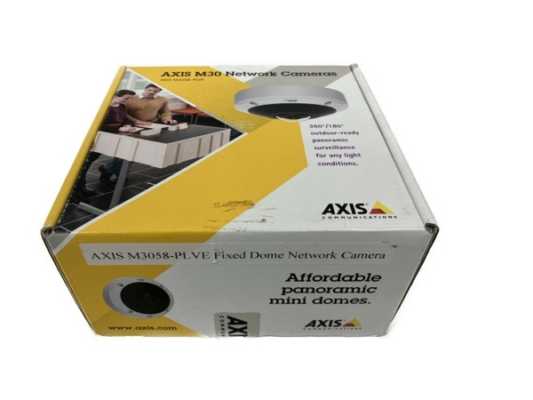 【動作保証】 AXIS M3058-PLVE ネットワークカメラ 360度 アクシス 防犯 セキュリティ 未使用 S8794527の画像1