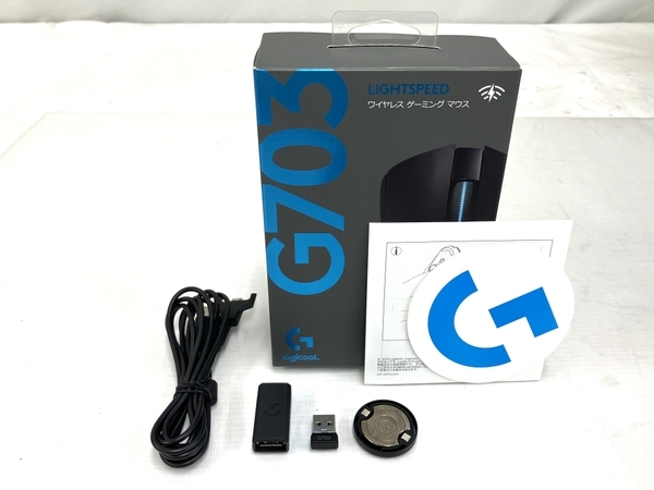 【動作保証】 Logicool G703 ワイヤレスゲーミングマウス LIGHTSPEED 中古 T8763055の画像2