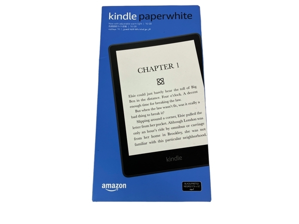 【動作保証】Amazon Kindle M2L3EK 16GB Paperwhite 6.8インチ 色調調節ライト搭載 広告なし ブラック 未使用 N8738752の画像1