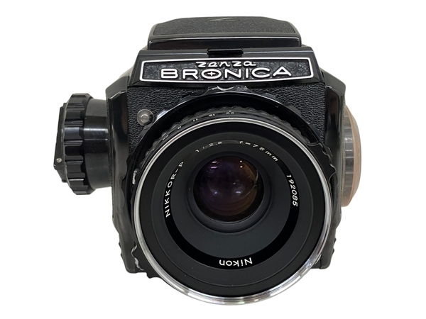 ゼンザブロニカ S2 Nikkor-P 75mm F2.8 中判カメラ ジャンク T8787682の画像1