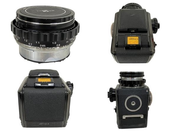 ゼンザブロニカ S2 Nikkor-P 75mm F2.8 中判カメラ ジャンク T8787682の画像9