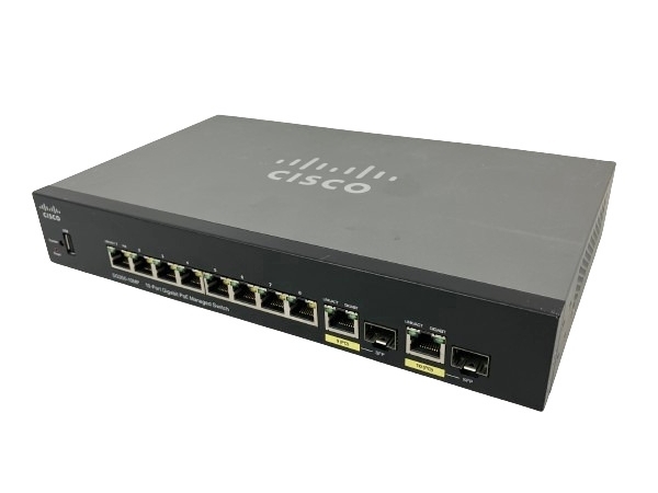 Cisco シスコ SG350-10MP マネージド スイッチ ネットワーク 周辺機器 ジャンク M8612947