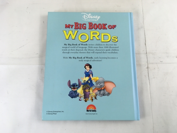 ワールドファミリー DWE ディズニー ワールドオブイングリッシュ MY BIG BOOK OF WORDS 英語教材 中古 N8631917の画像5
