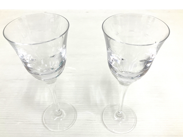 TIFFANY&Co ペアグラス ティファニー グラス シャンパングラス 箱付 食器 中古 良好 O8710922の画像2