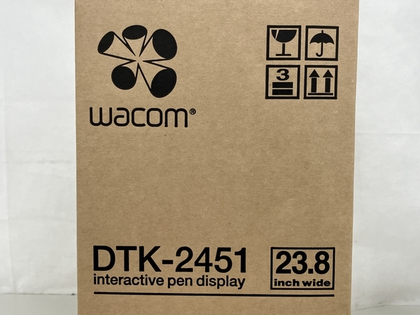 【動作保証】 WACOM DTK-2451/L 23.8インチ フルHDディスプレイ 液晶 ペン タブレット 機器 未使用 K8786223_画像4