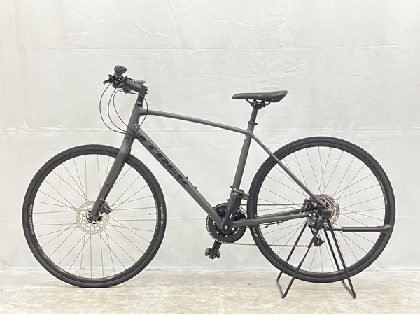【動作保証】TREK FX3 DISC クロスバイク SHIMANO ACERA ALIVIO サイクリング Lサイズ ブラック 自転車 トレック 中古 楽O8783608の画像2