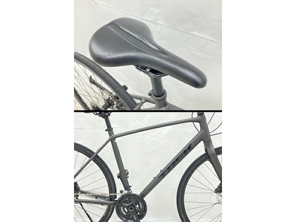 【動作保証】TREK FX3 DISC クロスバイク SHIMANO ACERA ALIVIO サイクリング Lサイズ ブラック 自転車 トレック 中古 楽O8783608の画像3