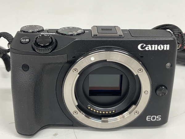 [ operation guarantee ]Canon EOS M3 EF-M 18-55mm 1:3.5-5.6 Canon mirrorless single‐lens reflex camera double zoom kit used S8790858