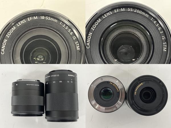 【動作保証】Canon EOS M3 EF-M 18-55mm 1:3.5-5.6 キャノン ミラーレス一眼レフカメラ ダブルズームキット 中古 S8790858の画像9