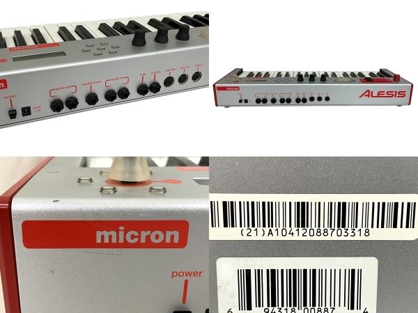 【動作保証】 ALESIS micron シンセサイザー 中古 T8720816の画像10