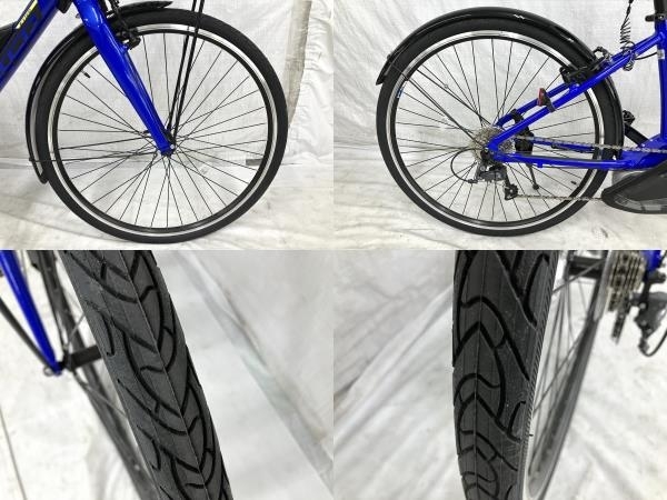 【動作保証】 Panasonic JETTER BE-ELHC344 e-bike 電動アシスト クロスバイク 自転車 8段シフト 中古 美品 楽 Y8752451_画像9