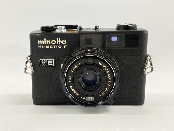 【動作保証】MINOLTA HI-MATIC F フィルムカメラ ミノルタ カメラ ジャンク W8764162_画像1