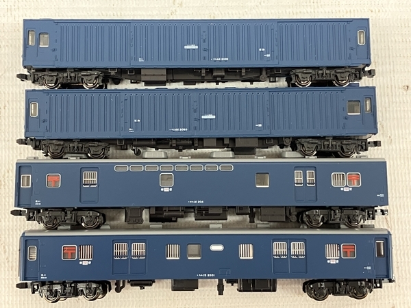 KATO マニ44 オユ14 スユ15 郵便 荷物 列車 4両セット Nゲージ 鉄道模型 カトー 中古 良好 C8780701_画像4