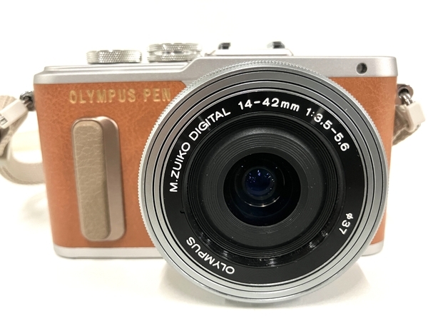 【動作保証】OLYMPUS PEN オリンパス E-PL8 ミラーレス 一眼レフカメラ 14-42mm 25mm 40-150mm レンズキット 中古 良好 B8758266の画像2