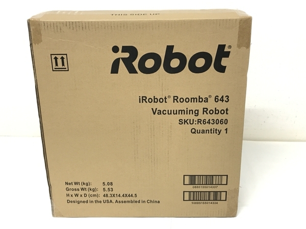 【動作保証】iRobot Roomba 643 ルンバ ロボット掃除機 アイロボット 未開封 未使用 F8691530の画像3