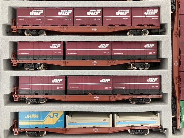 TOMIX コキ500916 4両/コキ51084 4両セット 貨物列車 鉄道模型 ジャンク K8745750の画像9