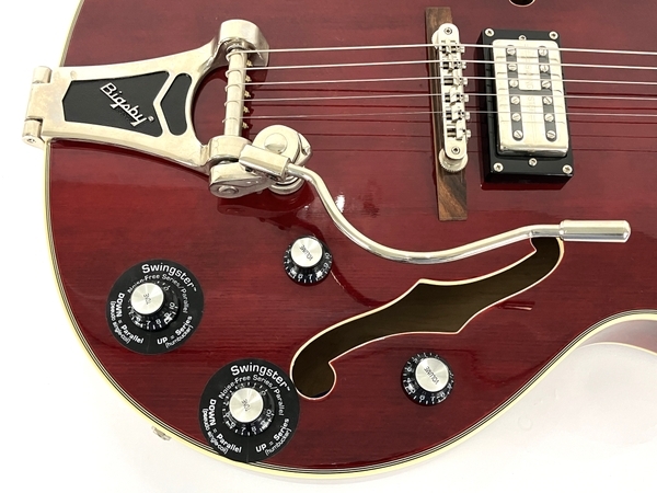 【動作保証】Epiphone エピフォン SWINGSTER/WR フルアコ エレキギター 音出し確認済み 中古 Y8776930の画像3