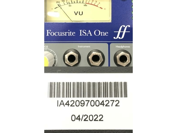 【動作保証】 Focusrite ISA One ff マイク プリアンプ 中古 良好 F8778746の画像10