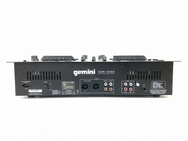 gemini CDM-4000 CD MP3 USB DJ メディアプレーヤー デュアル CDJ オーディオ機器 ジェミニ ジャンク O8774868の画像7