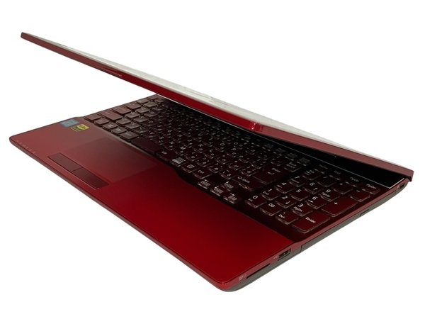 【動作保証】 FUJITSU LIFEBOOK ノート パソコン i7 8550U 8GB HDD 1TB 15.6インチ FHD Win11 ガーネットレッド 中古 T8716977の画像6