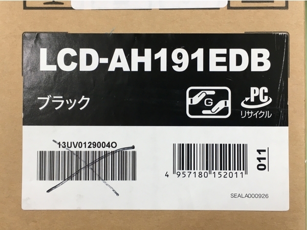【動作保証】 IO DATA LCD-AH191EDB 18.5型 ワイド液晶ディスプレイ 中古 Y8770898の画像7