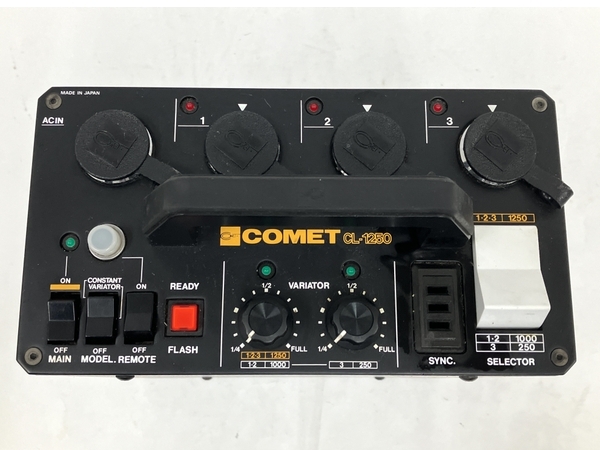 【動作保証】COMET CL-1250 CL25H ストロボジェネレーター ストロボ 2灯セット コメット カメラ 撮影 機器 機材 中古 M8771965の画像4