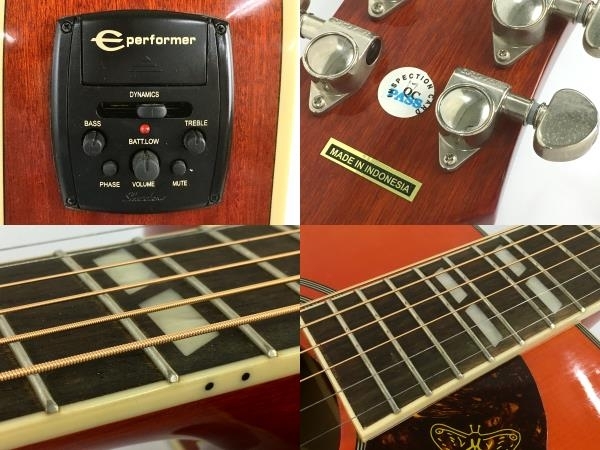 【動作保証】Epiphone エピフォン Hummingbird PRO/FC エレクトリック・アコースティックギター 中古 Y8776931の画像3