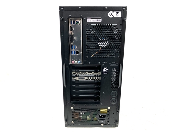 【動作保証】Thirdwave GALLERIA デスクトップ パソコン ZI i7-6700K 8GB SSD 256GB GTX 980 Ti Win10 中古 M8677658_画像4