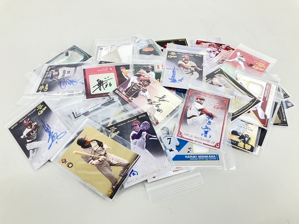 EPOCH BBM など 直筆サインカード プロ野球カード など 80枚以上 おまとめセット ジャンク K8752763の画像1