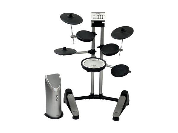 【動作保証】ROLAND HD-1 V-Drums Lite 電子ドラム PM-01 専用モニタースピーカー付き 中古 N8764528の画像1