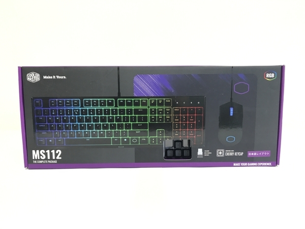 【動作保証】Cooler master MS112 ゲーミング キーボード マウス セット クーラーマスター 未使用 F8784500の画像2