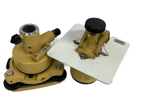 TOPCON EDM ACCESSORIES-3 素子プリズム 測量機器 工具 収納ケース付 トプコン ジャンク S8792766の画像1