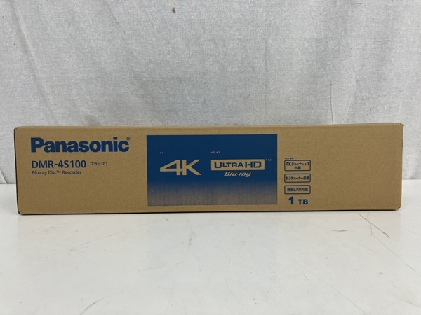 【動作保証】Panasonic DIGA DMR-4S100 ブルーレイ ディスク レコーダー HDD 1TB パナソニック 未開封 未使用 S8792977_画像3