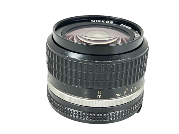 Nikon NIKKOR 24mm f/2.8 レンズ Kenko MC 1Bスカイライト 52mm レンズフィルター付き カメラ周辺機器 ジャンク T8797170の画像1