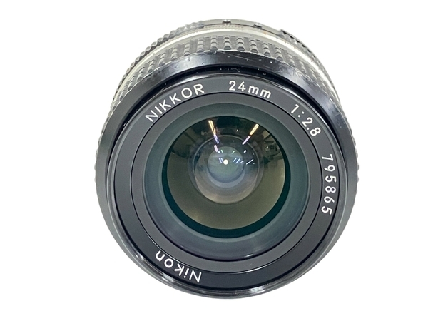 Nikon NIKKOR 24mm f/2.8 レンズ Kenko MC 1Bスカイライト 52mm レンズフィルター付き カメラ周辺機器 ジャンク T8797170の画像6