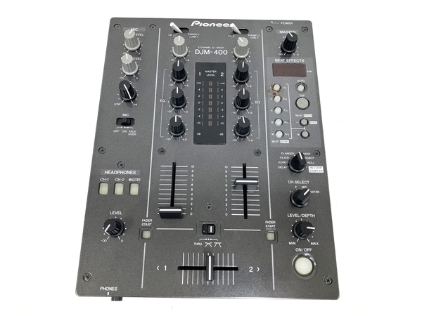 【動作保証】 Pioneer DJM-400 DJ ミキサー 2008年製 音響 機器 中古 M8795960_画像3