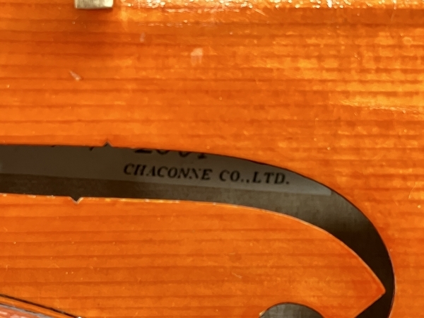 【動作保証】CHACONNE GIGUE NAGOYA 2001 4/4サイズ バイオリン 弦楽器 シャコンヌ 中古 W8789597_画像5