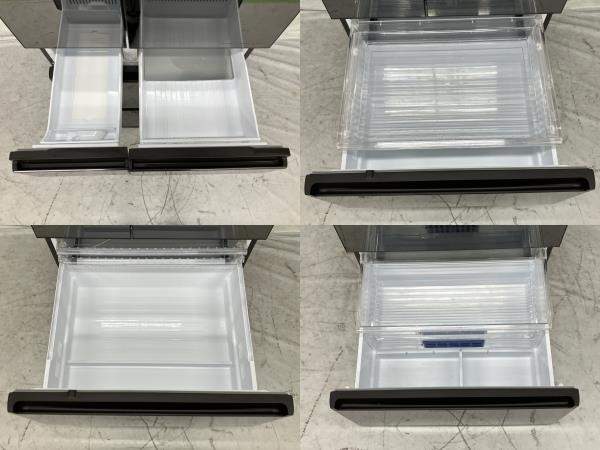 【引取限定】【動作保証】 Panasonic NR-F655WPX 冷凍 冷蔵庫 2019年製 両開き 650L キッチン 家電 中古 良好 直 S8736510の画像7
