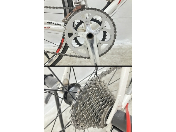【動作保証】BRIDGESTONE ANCHOR RNC7 NEO-COT クロモリ ロードバイク DURA-ACE ULTEGRA 混合 完成車 自転車 中古 O8630192の画像6