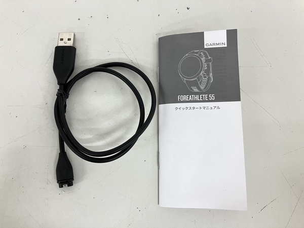 【動作保証】 GARMIN Foreathlete 55 GPSランニングウォッチ Bluetooth 中古 K8762941_画像2