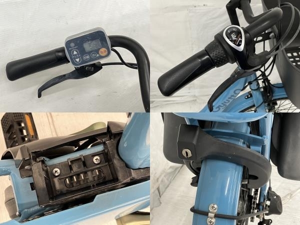 【動作保証】 Panasonic パナソニック BE-ELRD03V2 Gyutto 電動 アシスト 自転車 ギュット クルームR・DX 20インチ 中古 楽 K8733120_画像5