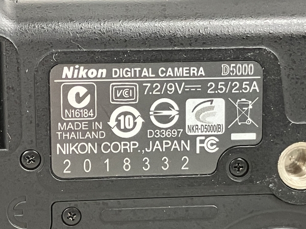 【動作保証】 Nikon ニコン D5000 レンズキット デジタル一眼レフカメラ カメラ 中古 K8776949の画像6