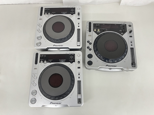 Pioneer CDJ-800 DJ用 CDプレイヤー デジタル ターンテーブル 音響機器 パイオニア 3台おまとめセット ジャンク K8800707の画像3