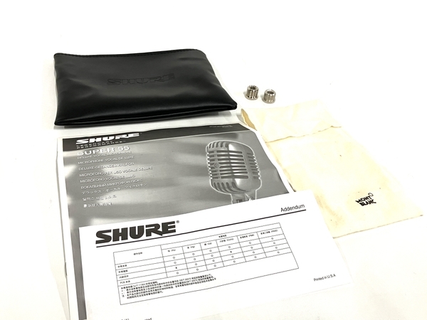 【動作保証】 SHURE SUPER55 ボーカル用 ガンマイク ダイナミック 音響機器 シュアー マイク 中古 良好 B8731616_画像7